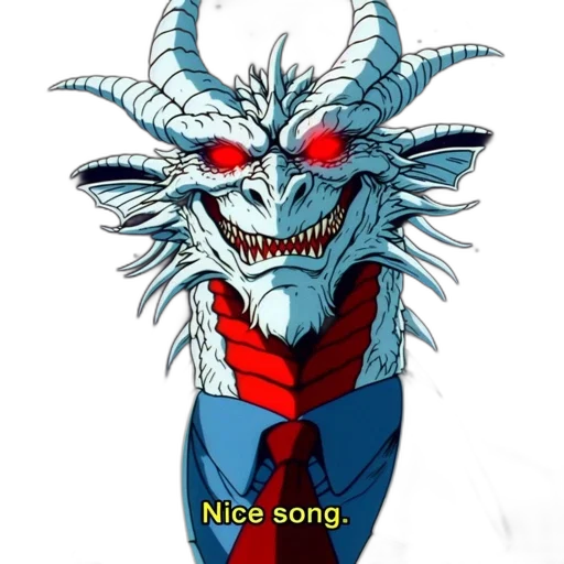 mask, dragon, anime, vaporwave transparent PNG cut-out