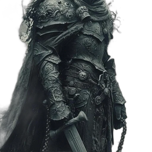 sword, dress, staff, dragon transparent PNG cut-out