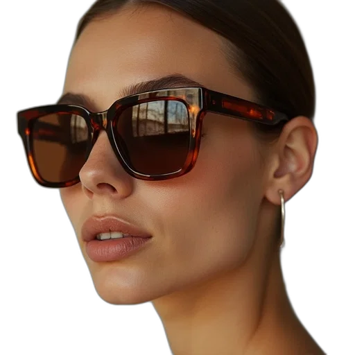 face, photorealistic, 3d render, earth tones transparent PNG cut-out