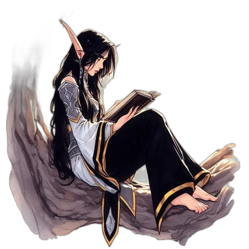 dragon, staff, dress, jewelry transparent PNG cut-out