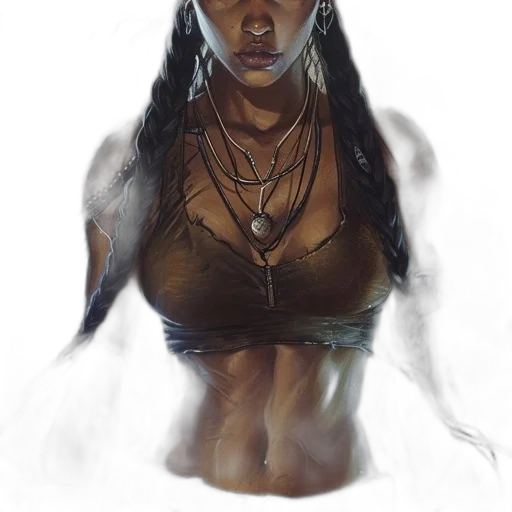 jewelry, face, fantasy art, concept art transparent PNG cut-out