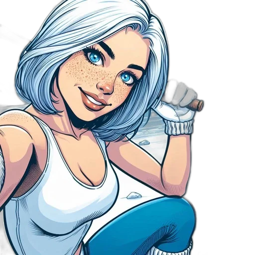 comic book art, cartoon, concept art, fantasy art transparent PNG cut-out