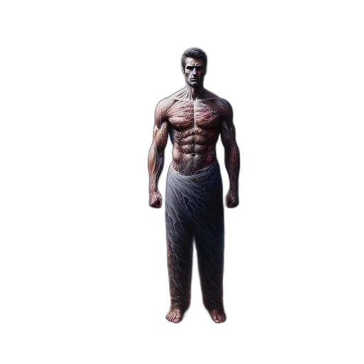 creature, 3d render, concept art, photorealistic transparent PNG cut-out