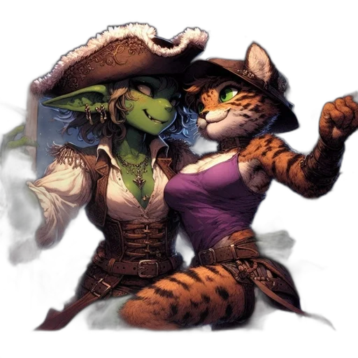 dragon, hat, staff, mask transparent PNG cut-out