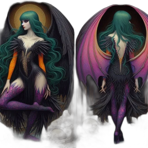 fantasy art, concept art, pixel art, comic book art transparent PNG cut-out