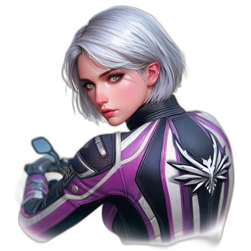 jacket, weapon, robot, face transparent PNG cut-out