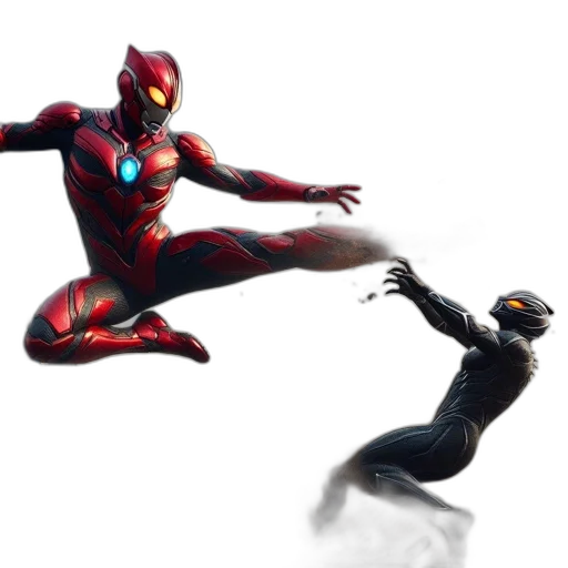 robot, concept art, comic book art, 3d render transparent PNG cut-out