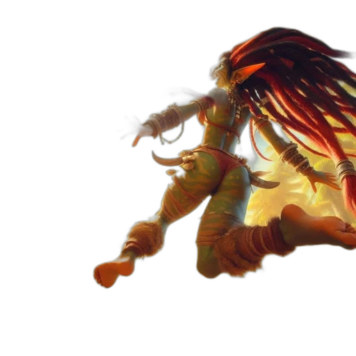 dragon, creature, hair, animal transparent PNG cut-out