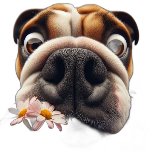 face, animal, flower, creature transparent PNG cut-out