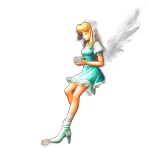 dress, staff, pixel art, concept art transparent PNG cut-out