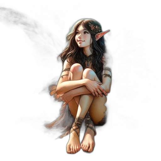 dragon, staff, creature, fantasy art transparent PNG cut-out