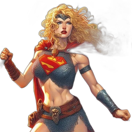 comic book art, concept art, fantasy art, photorealistic transparent PNG cut-out