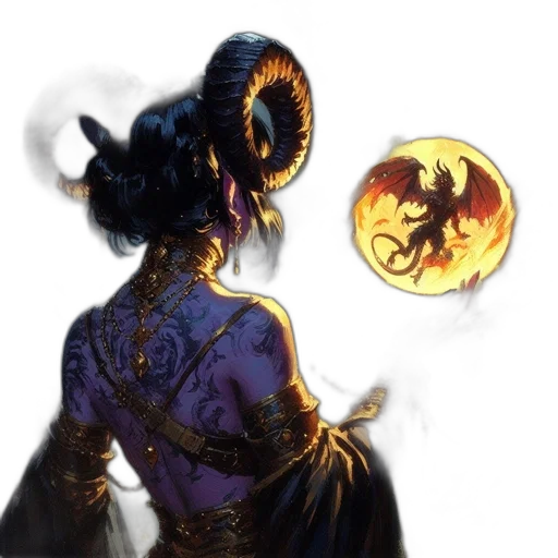 dragon, mask, dress, fantasy art transparent PNG cut-out