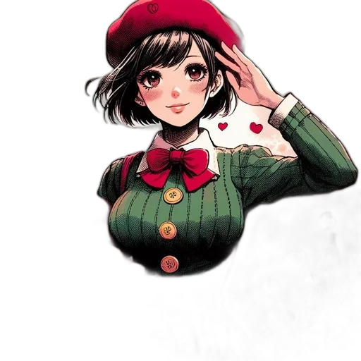 hat, dress, jacket, weapon transparent PNG cut-out
