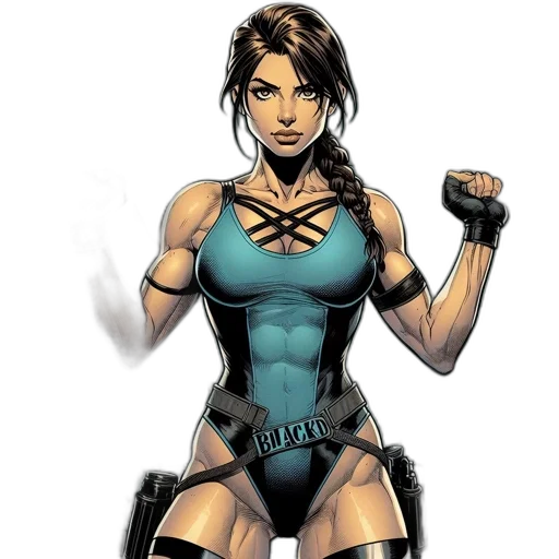 comic book art, concept art, cartoon, fantasy art transparent PNG cut-out