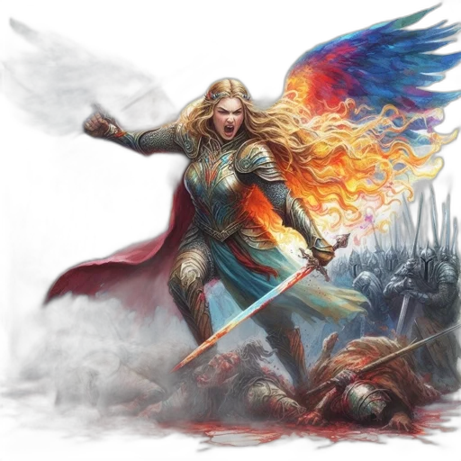dragon, sword, fantasy art, concept art transparent PNG cut-out