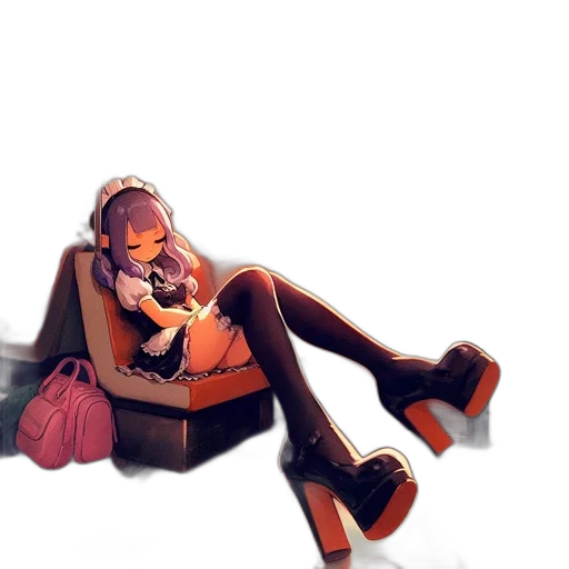 jacket, concept art, anime, pixel art transparent PNG cut-out