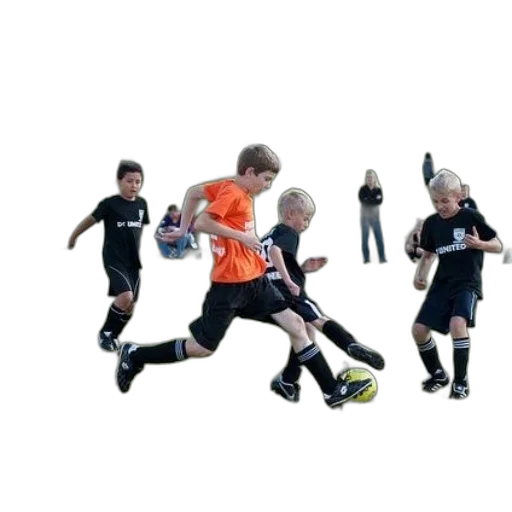 group, boys, playing, soccer transparent PNG cut-out