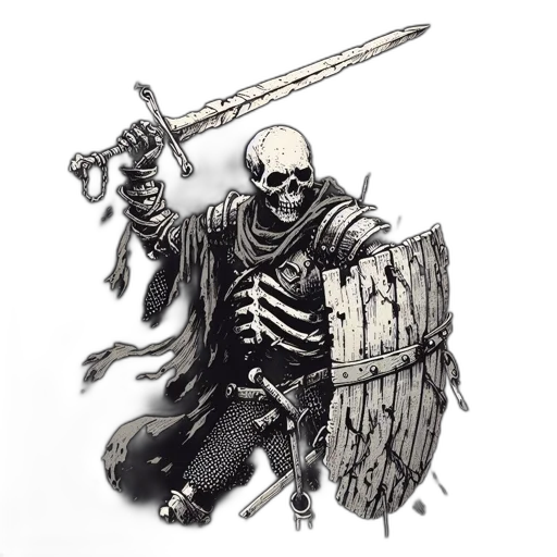 weapon, sword, staff, jacket transparent PNG cut-out