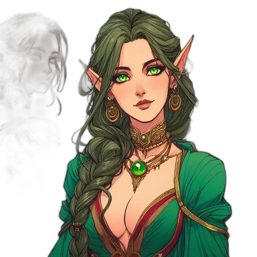 fantasy art, concept art, pixel art, comic book art transparent PNG cut-out