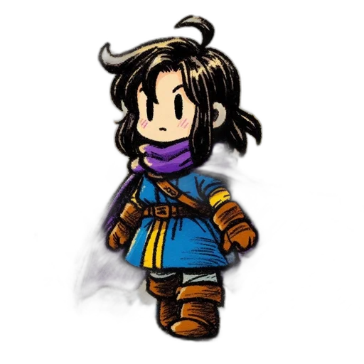 staff, jacket, pixel art, concept art transparent PNG cut-out
