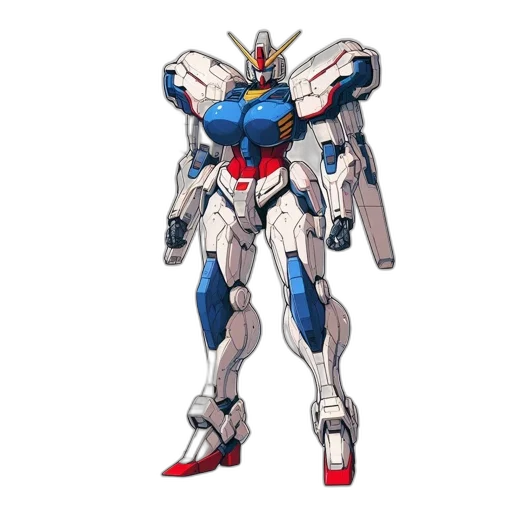 robot, weapon, concept art, 3d render transparent PNG cut-out