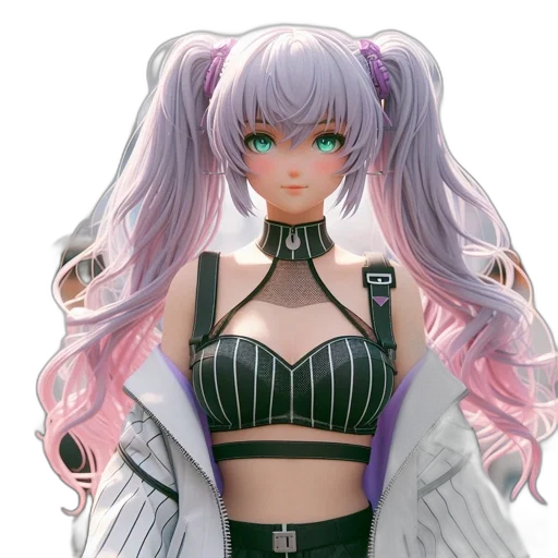 jacket, staff, jewelry, anime transparent PNG cut-out