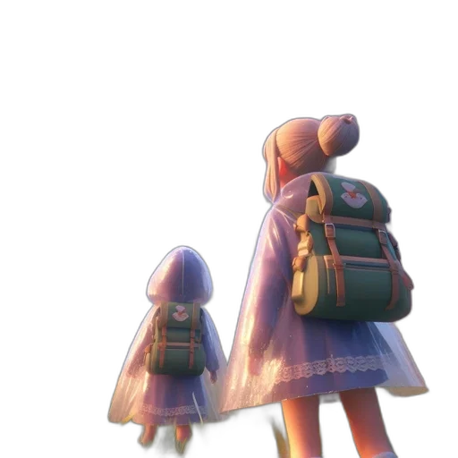 dress, jacket, robot, weapon transparent PNG cut-out
