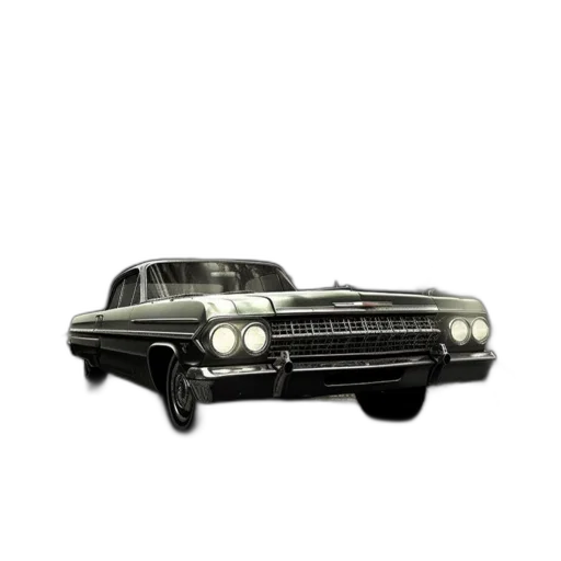 car, weapon, 3d render, photorealistic transparent PNG cut-out