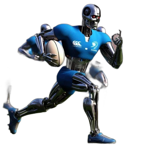 robot, concept art, 3d render, comic book art transparent PNG cut-out