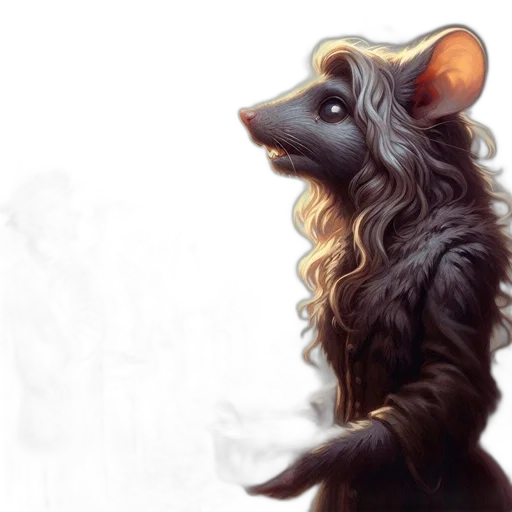 animal, creature, jacket, hair transparent PNG cut-out
