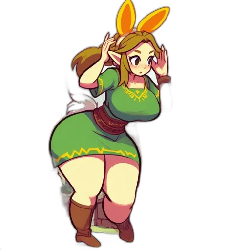 dress, staff, pixel art, concept art transparent PNG cut-out
