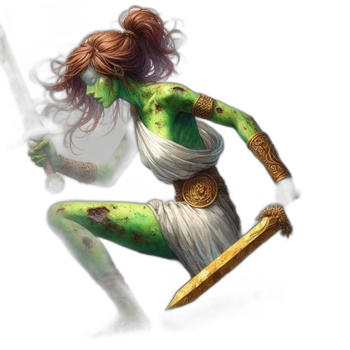 fantasy art, concept art, comic book art, pixel art transparent PNG cut-out