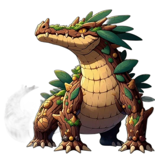 dragon, animal, creature, staff transparent PNG cut-out