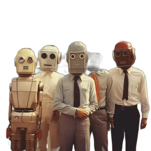 robot, mask, staff, concept art transparent PNG cut-out