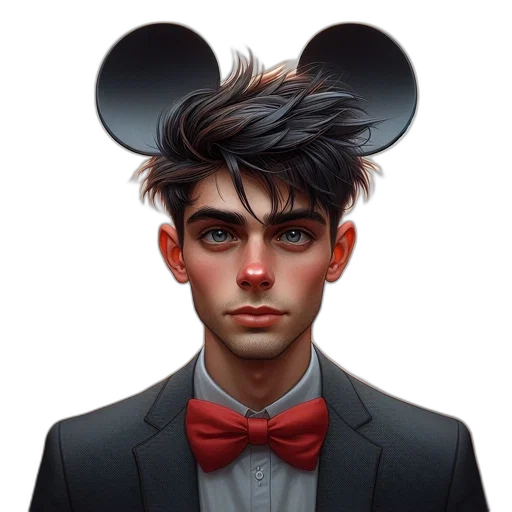 face, mask, jacket, concept art transparent PNG cut-out