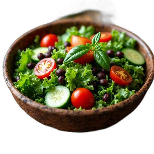 food, photorealistic, green, bowl transparent PNG cut-out