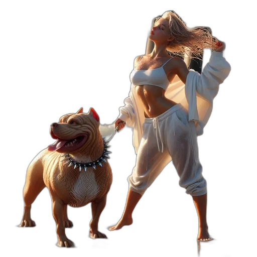 animal, creature, staff, dress transparent PNG cut-out