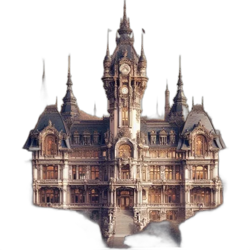 building, crown, dress, furniture transparent PNG cut-out