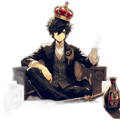 crown, staff, hat, furniture transparent PNG cut-out