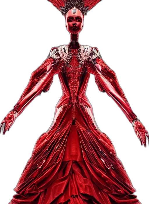 dress, creature, jewelry, robot transparent PNG cut-out