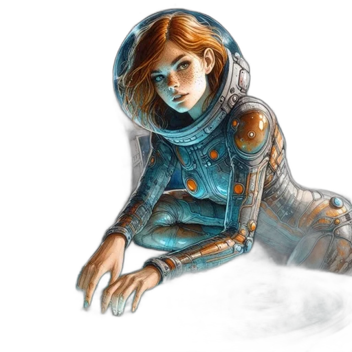 jacket, concept art, fantasy art, cyberpunk transparent PNG cut-out