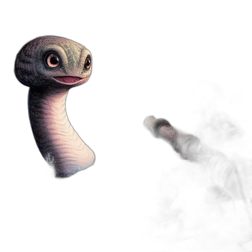 dragon, creature, animal, staff transparent PNG cut-out