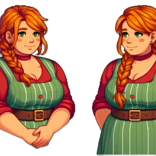 dress, pixel art, concept art, fantasy art transparent PNG cut-out