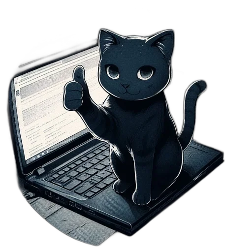 staff, animal, 3d render, black transparent PNG cut-out