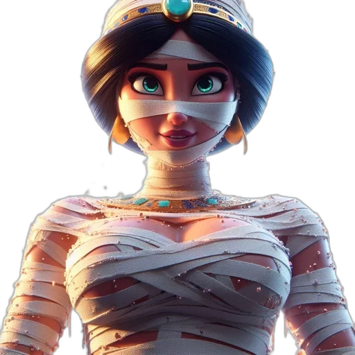 dress, jewelry, robot, staff transparent PNG cut-out