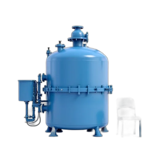 blue, industrial, machine, large transparent PNG cut-out