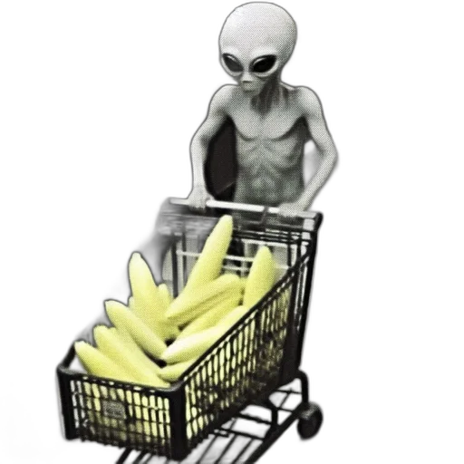 robot, creature, food, furniture transparent PNG cut-out