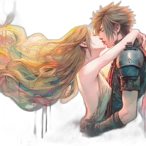 watercolor, fantasy art, concept art, anime transparent PNG cut-out