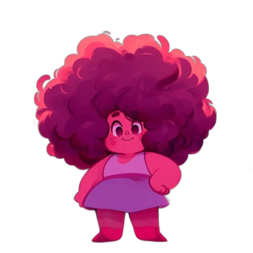 hair, creature, crown, dress transparent PNG cut-out